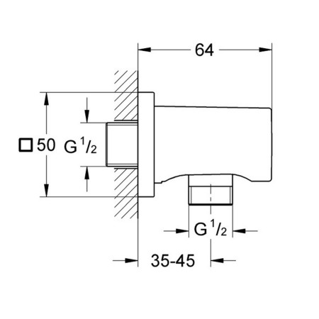 27076000 Grohe Allure Shower Outlet Elbow (4)