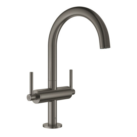 Grohe Atrio L-Size Brushed Hard Graphite Basin Mixer