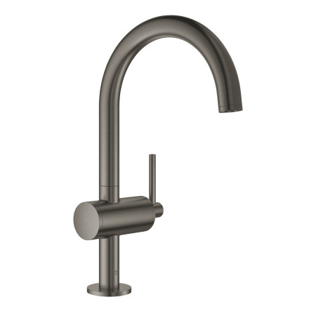 Grohe Atrio L-Size Brushed Hard Graphite Single Lever Basin Mixer