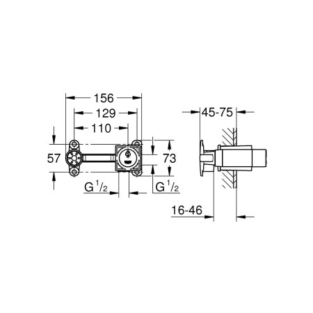 23200000 Grohe Brilliant Concealed Body (2)
