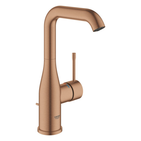 Grohe Essence Basin Mixer L Size Brushed Warm Sunset Finish with Pop Up Waste