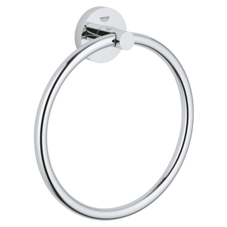 Grohe Essentials Chrome Towel Ring