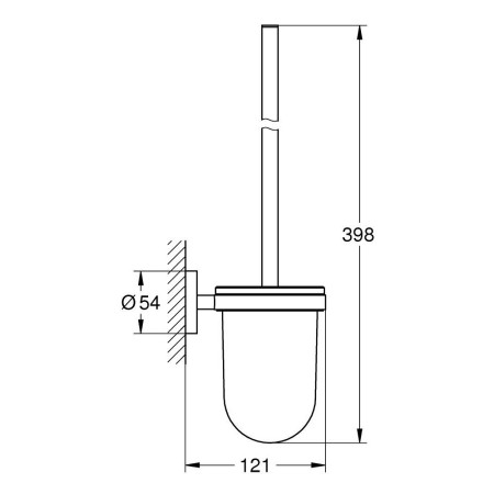 40374001 Grohe Essentials Toilet Brush Set (2)