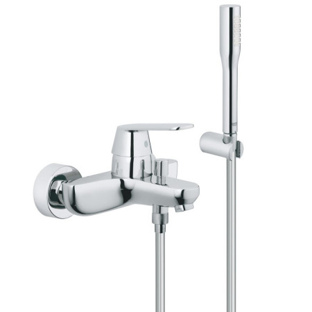 32832000 Grohe Eurosmart Cosmopolitan Wall Mounted Bath Shower Mixer with Kit (1)