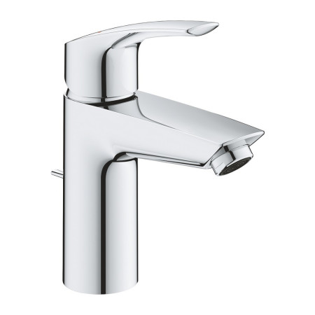 3326530L Grohe Eurosmart S Sized Low Pressure Basin Mixer with Pop Up Waste