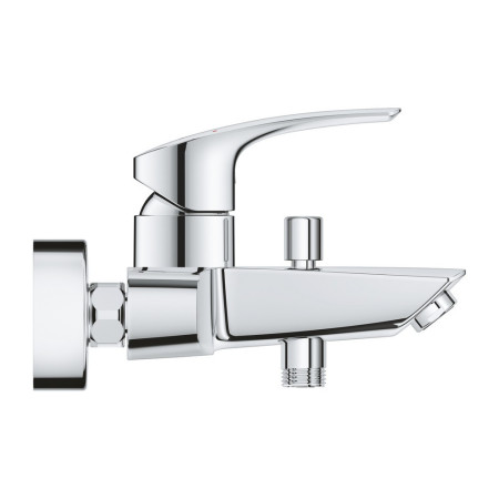 33300003 Grohe Eurosmart Single Lever Bath Shower Mixer Side View