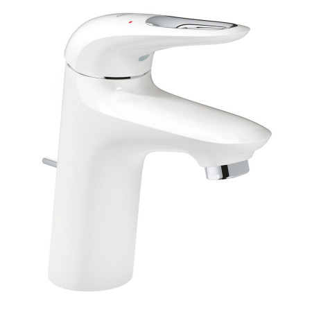 23374LS3 Grohe Eurostyle 2015 S-Size Moon White Basin Mixer With Pop-Up Waste (1)