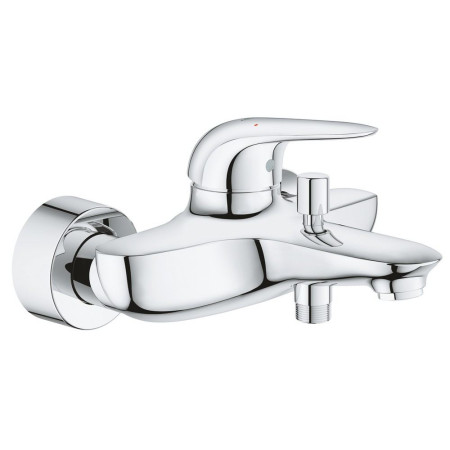 Grohe Eurostyle Chrome Wall Mounted Bath Shower Mixer