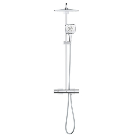 26652000 Grohe Rainshower SmartActive Cube 310 Exposed Chrome Shower System (3)