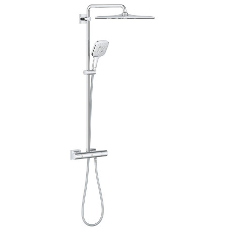 26652000 Grohe Rainshower SmartActive Cube 310 Exposed Chrome Shower System (1)