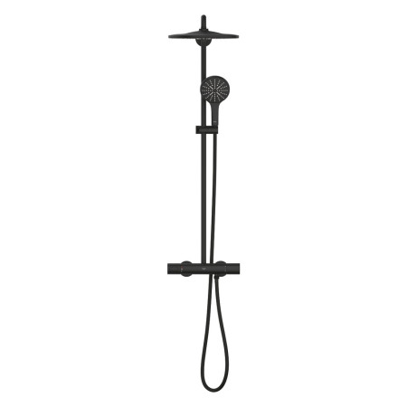 22119KF0 Grohe Rainshower System 310 Thermostatic Black Shower System (3)