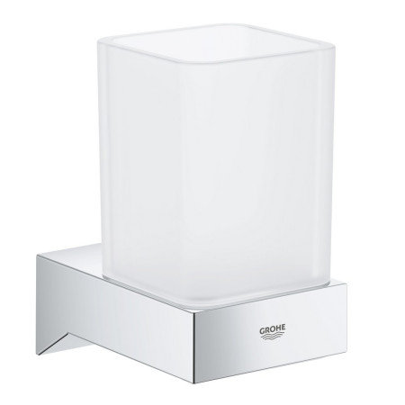 Grohe Selection Cube Glass Tumbler and Holder
