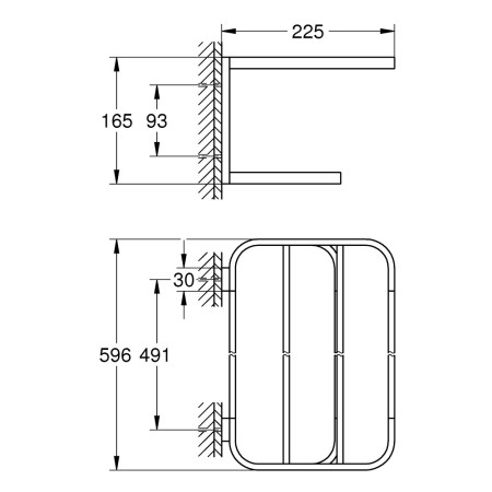 41066000 Grohe Selection Multi Towel Rack (3)
