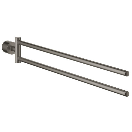 Grohe Spa Atrio Brushed Hard Graphite Double Towel Bar
