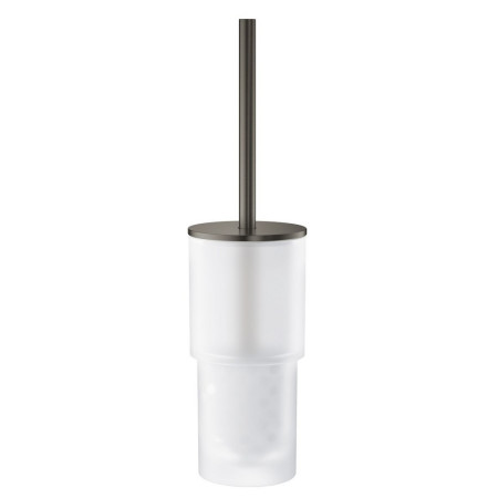 40314AL3 Grohe Spa Atrio Brushed Hard Graphite Toilet Brush Set (2)