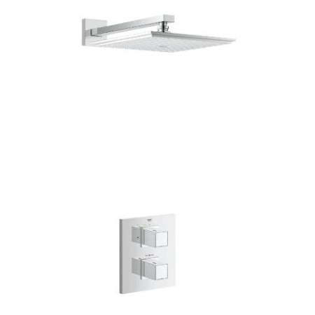 Grohe Grohtherm Cube + Rainshower Shower Solution Pack 2