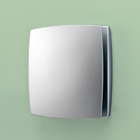 HIB Breeze Wall Mounted Silver Extractor Fan with Timer & Humidity Sensor