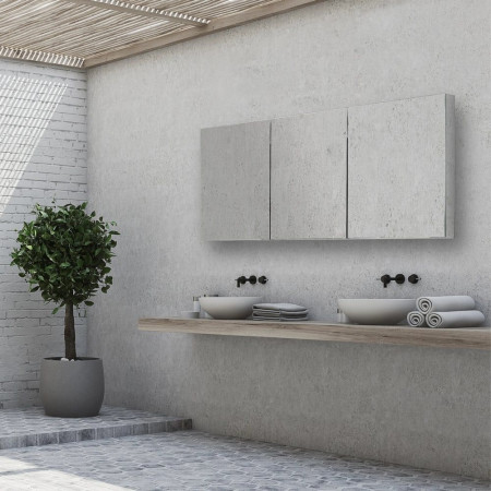HIB Eris 120 Aluminium Triple Door Cabinet