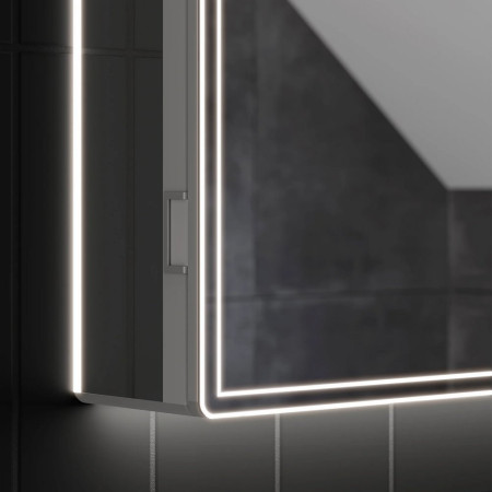54350 HIB Isoe 60 LED Illuminated Bathroom Cabinet Lifestyle