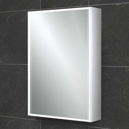 HIB Qubic 50 LED Aluminium Single Door Cabinet