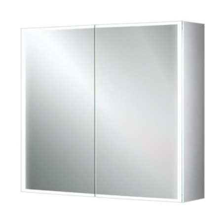 HIB Qubic 80 LED Aluminium Double Door Cabinet