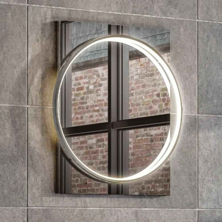 HIB Solas 50 LED Round Steam Free Illuminated Mirror