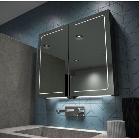 HIB Vapor 80 Proximity Sensor LED Bathroom Cabinet Room Setting