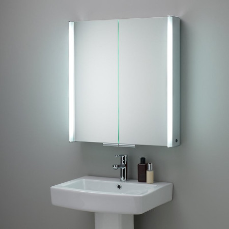 HIB Xenon 60 LED Aluminium Illuminated Bathroom Cabinet