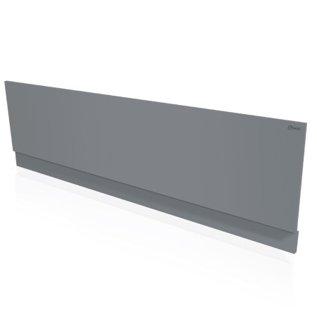 237BPG1500-W Halite 1500mm Waterproof Gloss Grey Front Bath Panel
