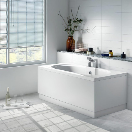 Halite White Bath Panel Lifestyle
