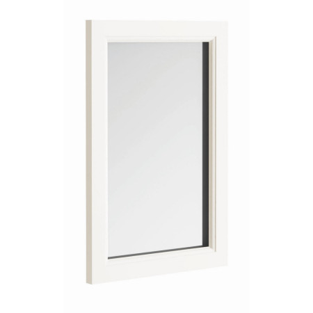 HARR-6X9MIRR-ALWHT Harrogate Almond White 600 x 900mm Framed Bathroom Mirror