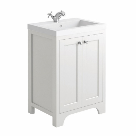 Harrogate Brunswick 600mm Arctic White Vanity Unit with Basin