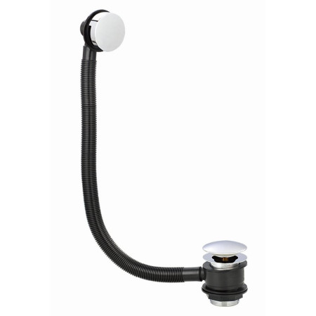 Harrogate Chrome Pop Up Bath Waste with Overflow