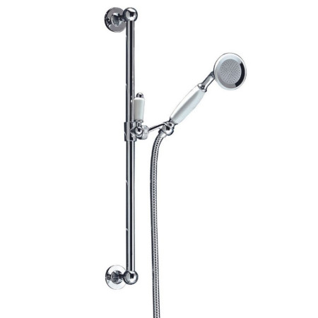 Harrogate Chrome Traditional Riser Rail Kit