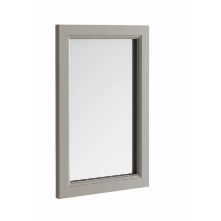HARR-6X9MIRR-DGREY Harrogate Dovetail Grey 600 x 900mm Framed Bathroom Mirror