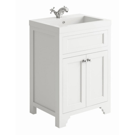 Harrogate Ripley 600mm Arctic White Vanity Unit with Basin