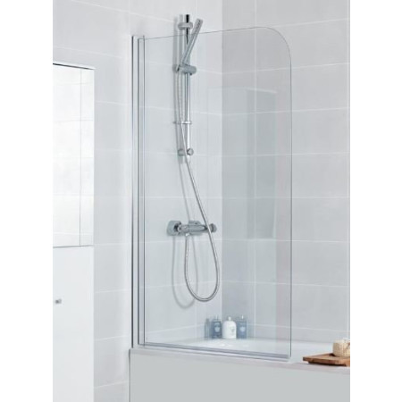 Haven Single Panel Curved Bath Screen