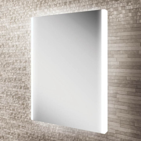 HiB Connect 60 LED Bluetooth Bathroom Mirror in room setting