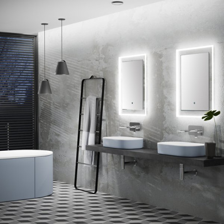 HiB Element 50 LED Illuminated Bathroom Mirror 79420000