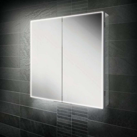 HiB Exos Illuminated Mirror Bathroom Cabinet