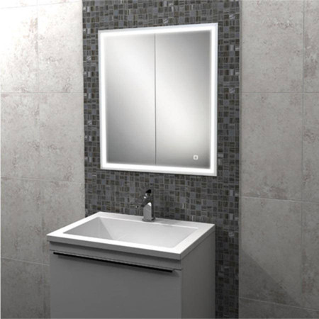 HiB Vanquish 60 LED Recessed Bathroom Cabinet Room Setting