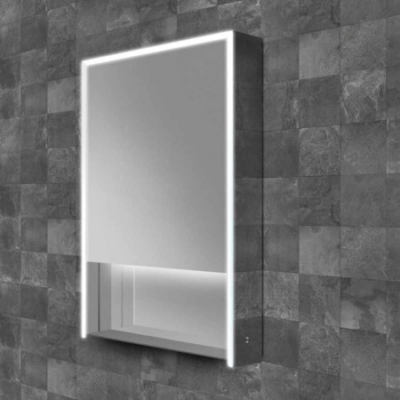 HiB Verve 50 Illuminated Bathroom Mirrored Cabinet