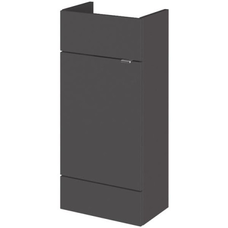 Hudson Reed Fusion 400mm Single Fitted Vanity Unit - Gloss Grey