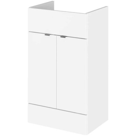Hudson Reed Fusion 500mm Single Fitted Vanity Unit - Gloss White
