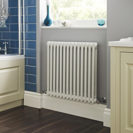 HX305 Hudson Reed 600 x 777mm Colosseum Radiator Bathroom Setting