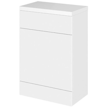 Hudson Reed Fusion 600mm Floor Standing WC Unit & Top - Gloss White