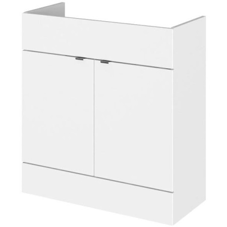 Hudson Reed Fusion 800mm Single Fitted Vanity Unit - Gloss White