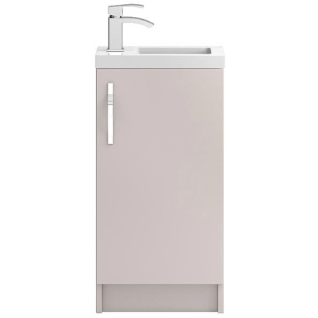 Hudson Reed Apollo Compact 400mm Floor Standing Unit & Basin - Cashmere Gloss
