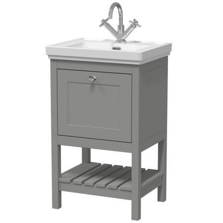 Hudson Reed Bexley 500mm Cool Grey Vanity Unit with Basin