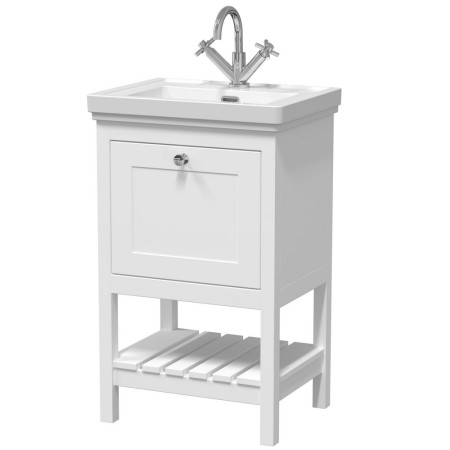 Hudson Reed Bexley 500mm Pure White Vanity Unit with Basin
